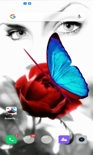 Butterfly Eyes Live Wallpaper