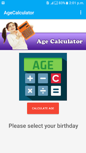 Android application CALCULATOR screenshort