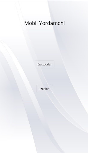 Android application Mobil Yordamchi - Qarzdaftar screenshort