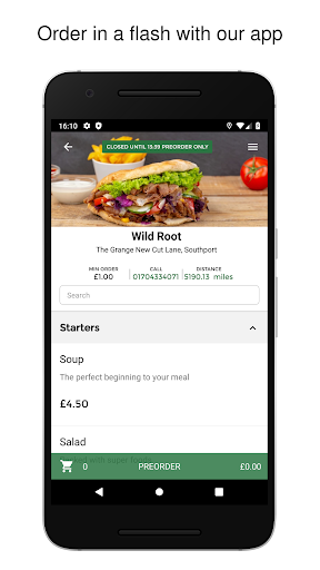 Android application Wild Root screenshort