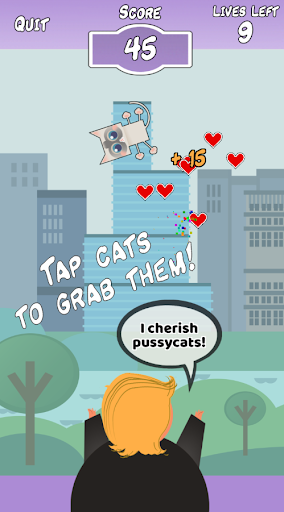 Android application Cat Grabber screenshort
