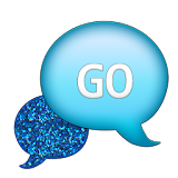 GO SMS - Blue Glitter 2 icon