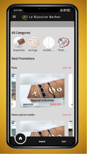 Android application Le Bijoutier Berbere screenshort