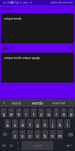 Android application Programming Calculator screenshort
