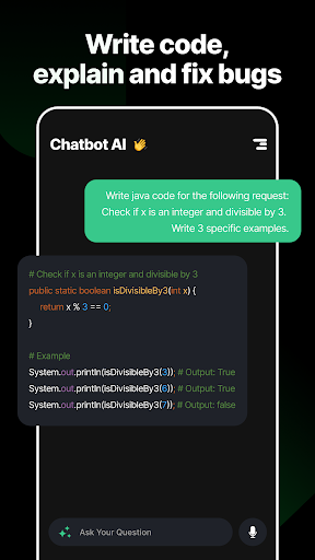 Chatbot AI - Ask AI anything Screen 2