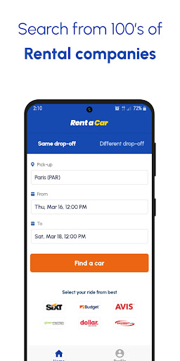 Rent a Car・Cheap Rental Cars Screen 2