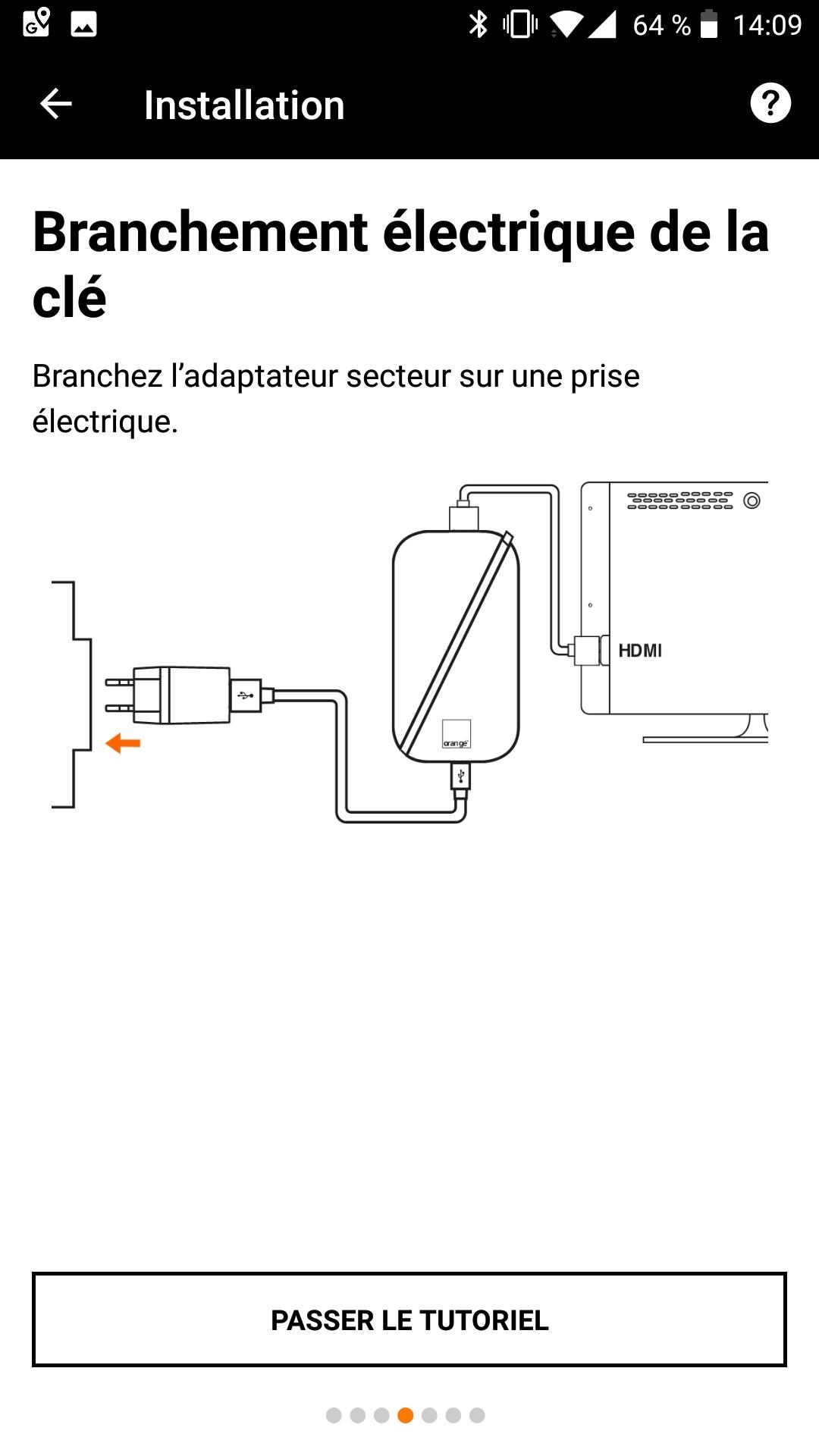 Android application la clé TV screenshort