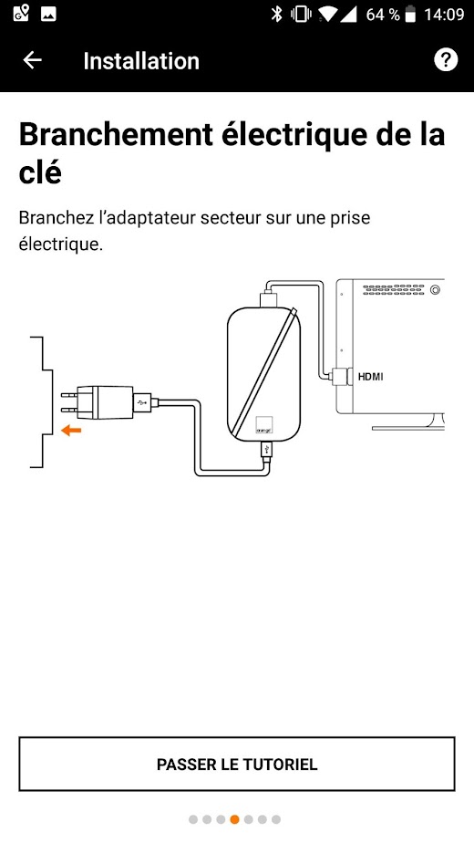 Android application la clé TV screenshot