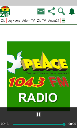 Ghana Zip TV & Radio Stations Screen 2