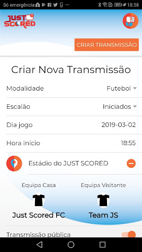 Just Scored Screen 2