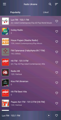 Radio Ukraine - Ukraine FM Screen 2