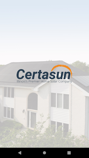 Android application Certasun screenshort