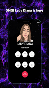 Imágen 3 Lady Diana video call - Prank android