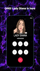 Lady Diana video call - Prank