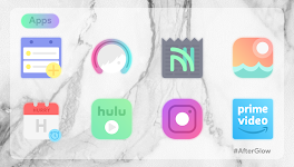 screenshot of Afterglow Icons
