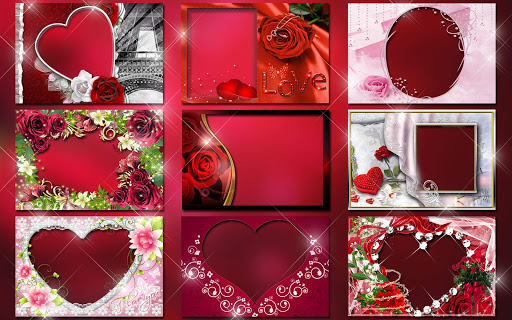 Marcos de fotos de pantalla APK para románticos 💕 Ave Romántico 1656007026