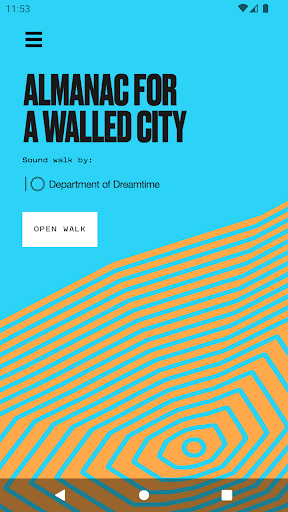 Android application Almanac for a Walled City screenshort