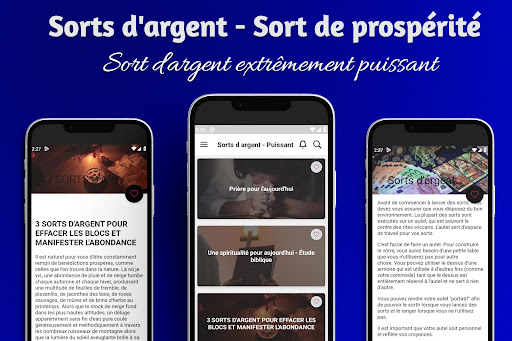 Android application Sorts d'argent - Puissant screenshort