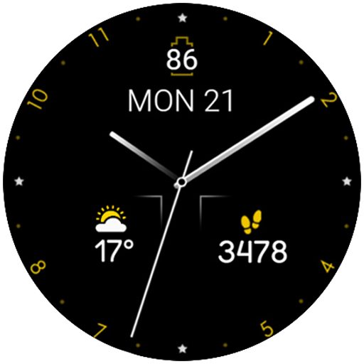 Minimal Gold v21 Watch Face logo