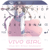 Vivo Girl Theme&Emoji Keyboard icon
