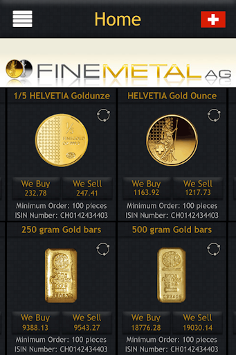 Android application Gold Coin screenshort