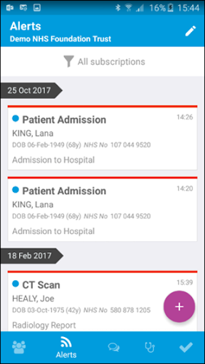 Careflow Screen 2