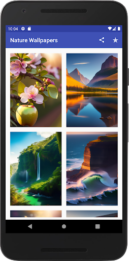 Android application Nature Wallpapers screenshort