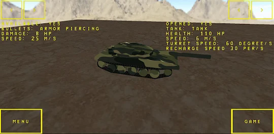 3D Tank Game