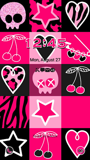 Black Pink Card - Wallpaper Screen 2