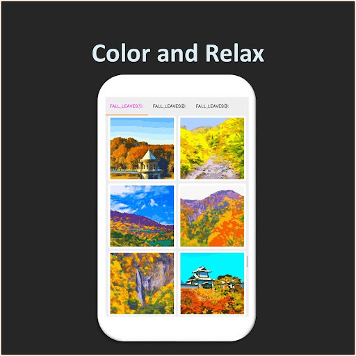 Color by Number - fall leaves Screen 3
