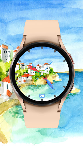 Seaside Village Watch Face screenshot 22