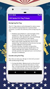 DIY Guide 9/11 Flag Tribute