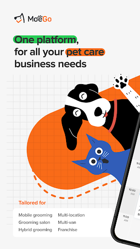 Screenshot of MoeGo: for busy pet groomers