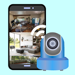 cámaras de video smartphone App IP outdoor kameraset giratorio con visión nocturna 