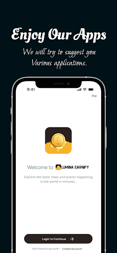 Android application Lumina Earnify screenshort