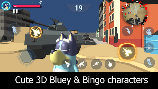 Bluey & Bingo Battle Game