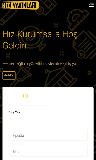 Android application Kurumsal Hızlı Okul screenshort
