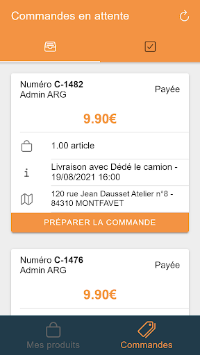 Boutigo commerçant Screen 3