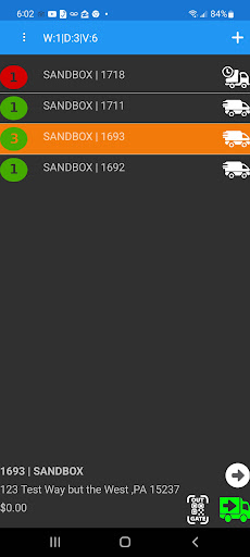 Android application Virtual Sails screenshort