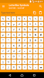 Character Pad - Unicode