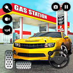Petrol Gas Station: Car Games ilovasi rasmi