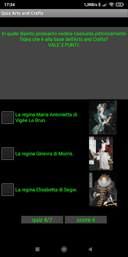Arts and Crafts Quiz Arte Screen 2
