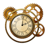 Steampunk Clock Widget icon