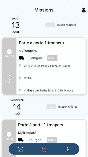 MTS-app Screen 3