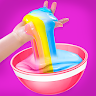 Diy Slime Maker Makeup Fluffy Slime Simulator Game app apk icon