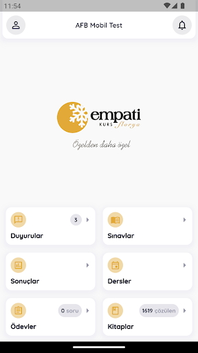 Android application empati kurs screenshort
