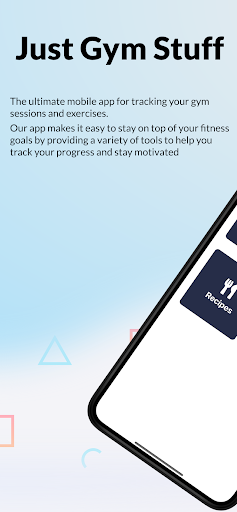Android application Just Gym Stuff screenshort