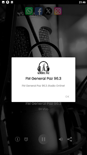 FM General Paz 96.3 Screen 3