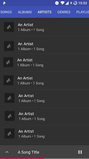 Vinyl Music Player Screen 3
