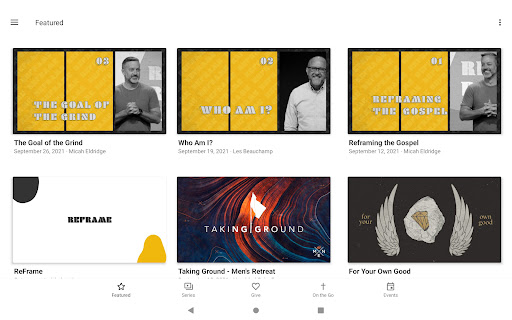Screenshot of Lifegate App